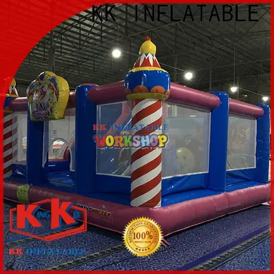hot selling inflatable combo trampoline wholesale for amusement park 1