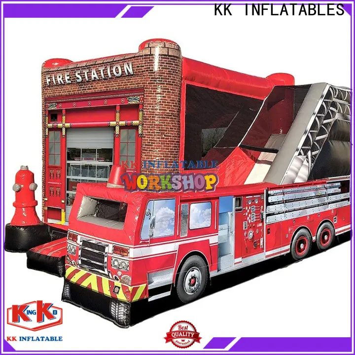 KK INFLATABLE sewing technology water slide jumper supplier for paradise 1