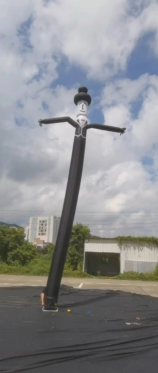 Danseur gonflable fait sur commande d'air du danseur 12m de ciel de publicité pour la décoration 1