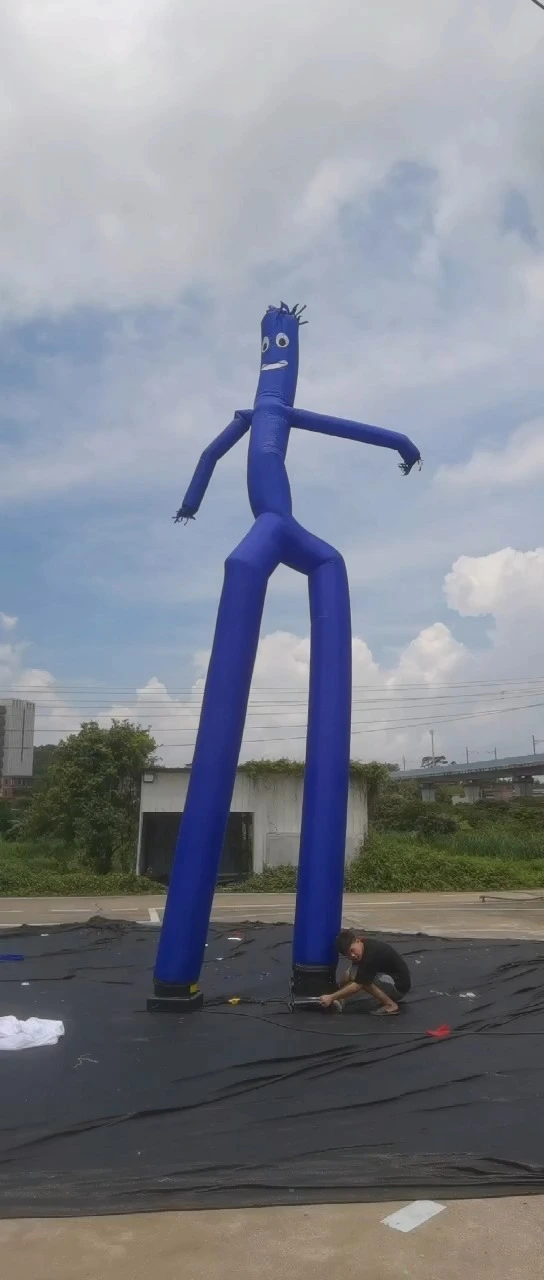 Outdoor 8 mts high double legs advertising inflatable air dancer 1