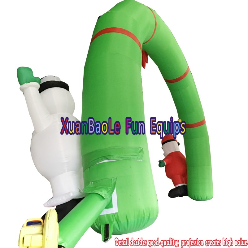 Arco de decoración de celebraciones de Navidad inflable comercial. 5