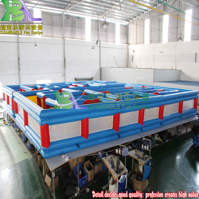 commercial inflatable labyrinth / laser challenge inflatable maze game / inflatable obstacle maze 6