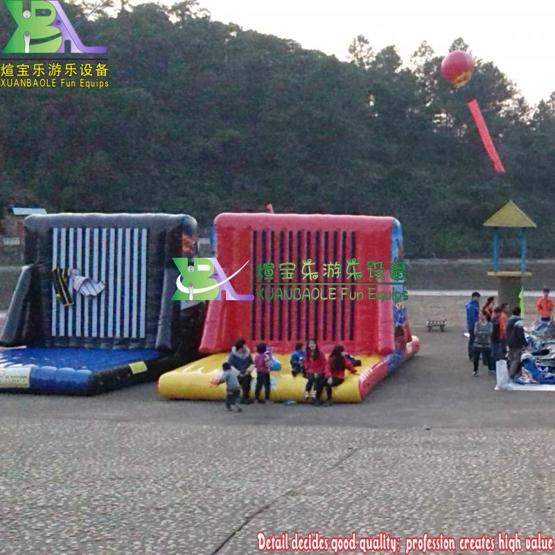 Fun Jumping inflatable Velcro Wall, Spiderman theme party inflatable human fly stick wall 1