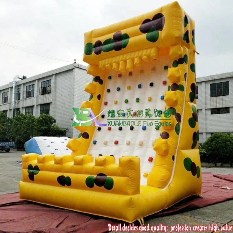 Commercial High Quality indoor children's adult inflatable rock climbing wall game 1