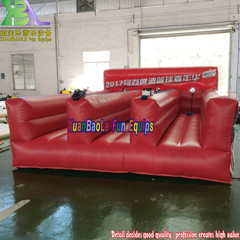 Inflatable track and field sports track with signs inflatable track 1