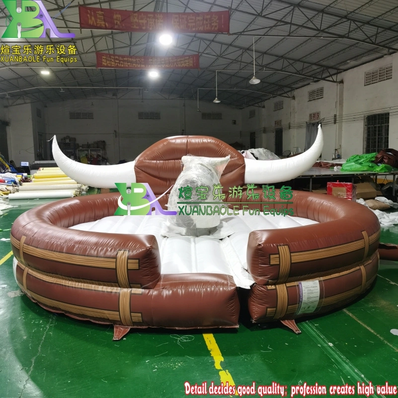 Inflatable Western Rodeo Bull Riding, Carnival Sport Game Inflatable Bucking Bronco Rodeo Bull 1