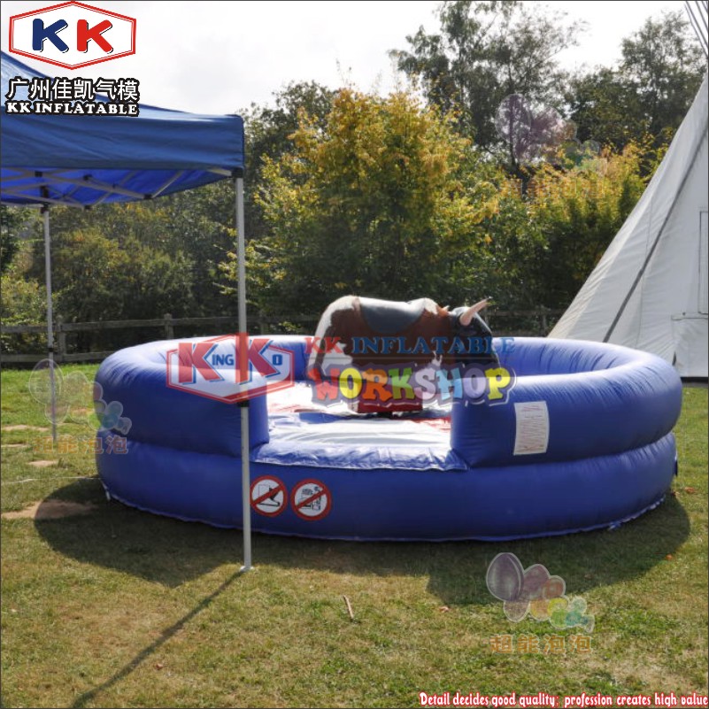Popular Inflatable Mechanical Bull Ride Simulator Crazy Bullfighting Sports 3