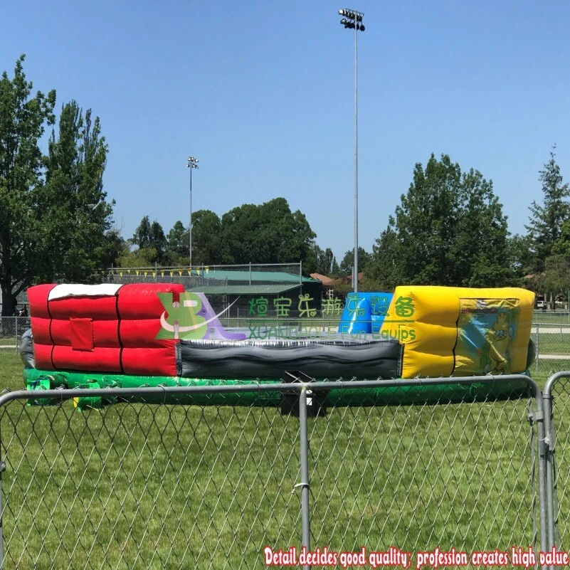 Factory customized Sports Interactive Games Inflatable Hungry Bungee Running hippos 1