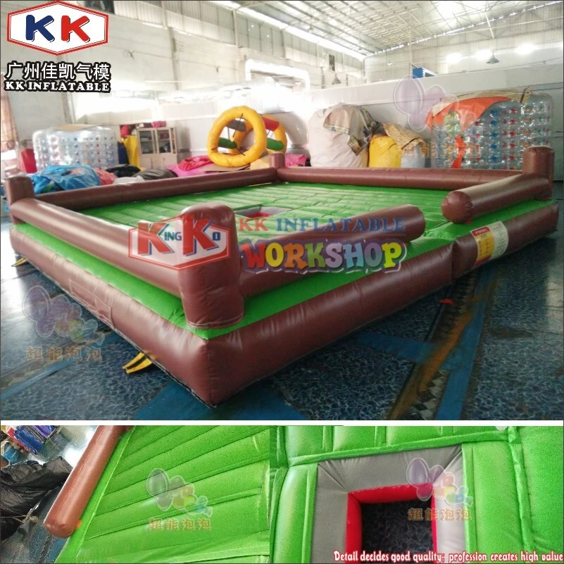 Bull riding machine rodeo mechanical bull inflatable bullfighting machine with arena air mattress 1