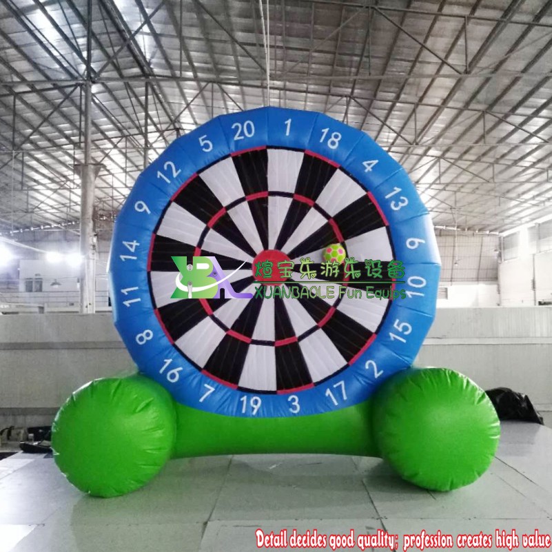 Tablero de dardos inflable interactivo para deportes al aire libre, juego de fútbol, ​​tablero de dardos inflable para fútbol 6