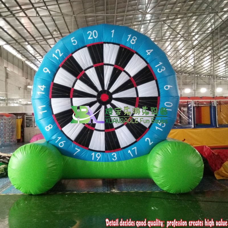 Tablero de dardos inflable interactivo para deportes al aire libre, juego de fútbol, ​​tablero de dardos inflable para fútbol 4