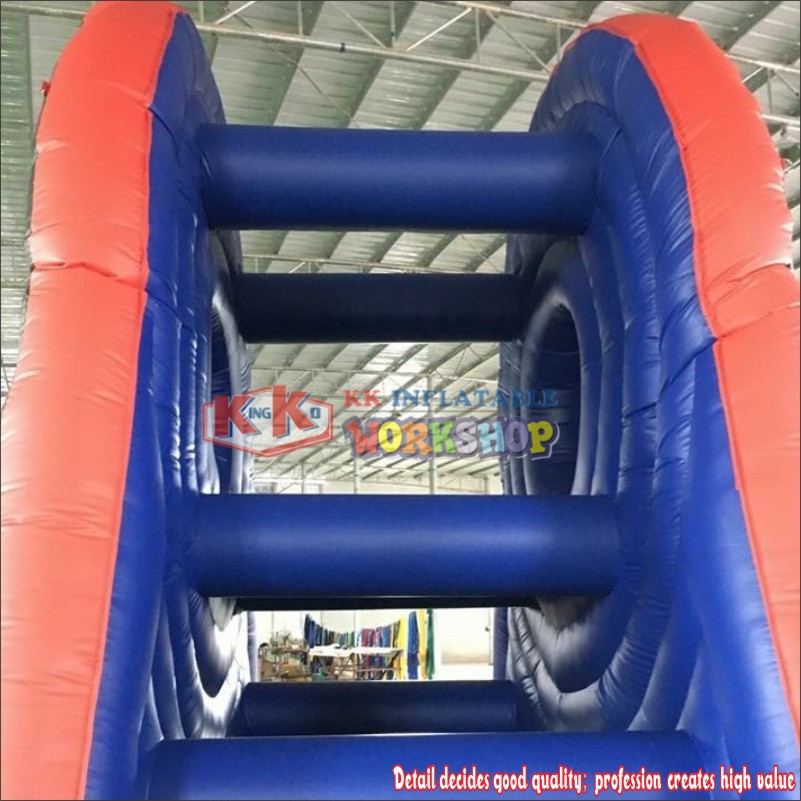 Tablero de dardos inflable de fútbol duradero y elegante de 4 metros, divertido juego de patadas con objetivo y pelota 10