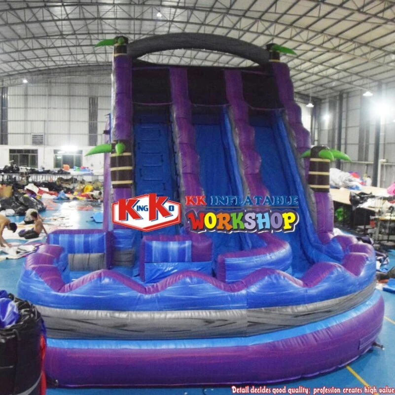 Dive into Adventure! 8.5M Front Loader Inflatable Water Slide in Tsunami Bay Style 1