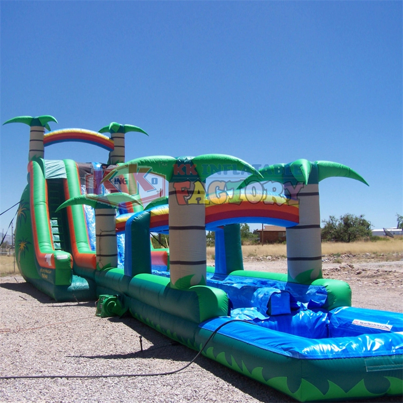 Palm Tree Paradise: Grove Inspired Inflatable Slip 'N Slide 1