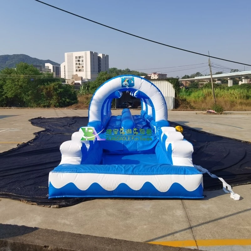 Popular Inflatable Slip N Slide Combination Giant Commercial Sea Wave Inflatable Water Slide 1