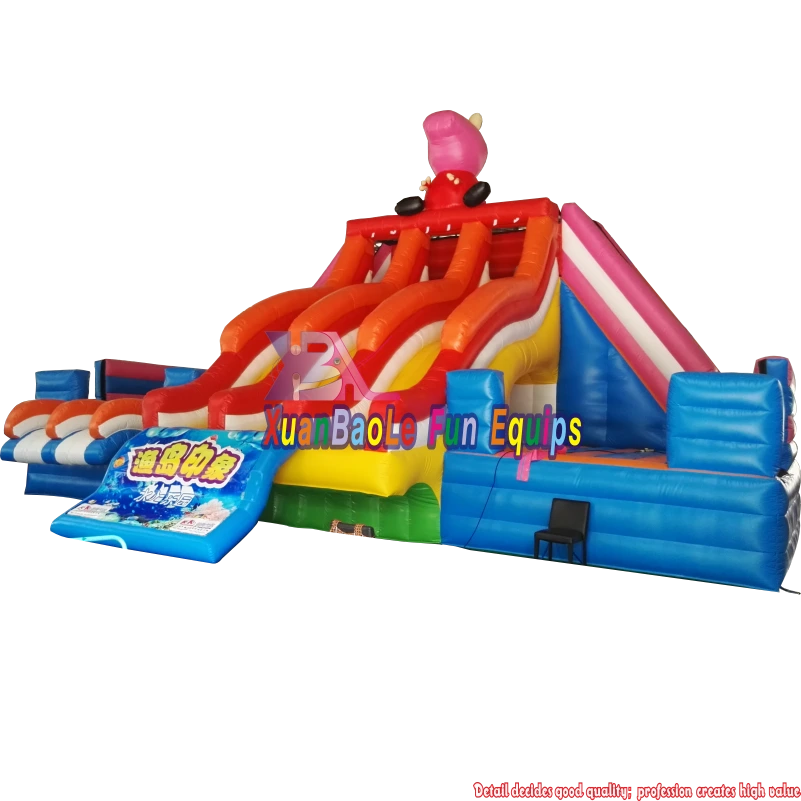 Large Inflatable Water Park - Peppa Pig Inflatable Slide for Pool Recreation 1