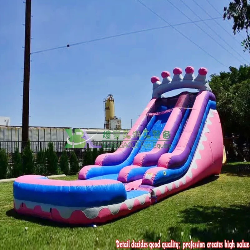 Princess & King - Themed Inflatable Water Slide with Pool for Backyard 1