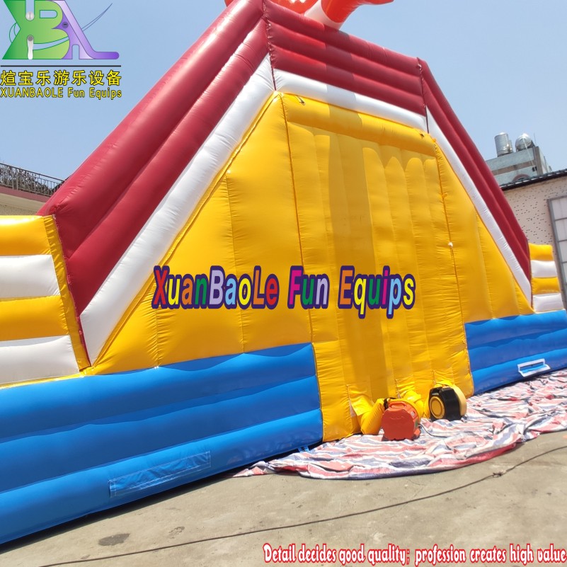 Nemo-themed Inflatable Large Water Park Amusement Equipment with Multiple Slides 8