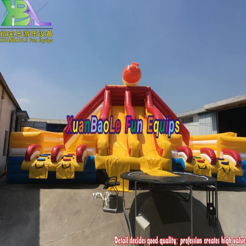 Nemo-themed Inflatable Large Water Park Amusement Equipment with Multiple Slides 1
