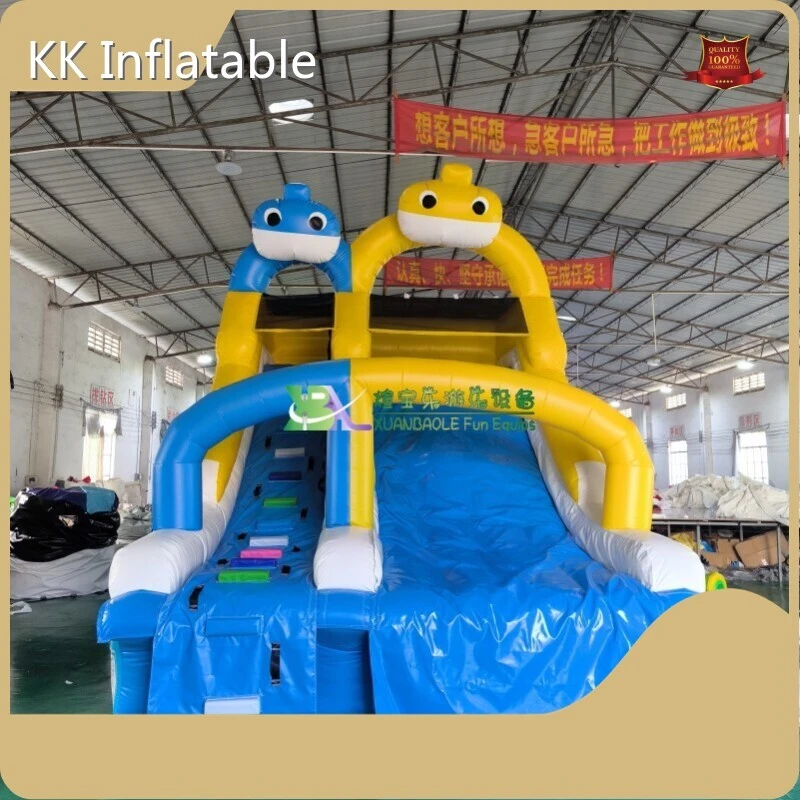 Tall Inflatable Water Slide for Sale Warp-527N Weft-323.8Nnew Arrival 1