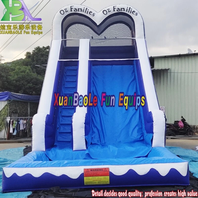 Ocean Park/Sea World Inspired Inflatable Wet Slide: High - Quality, Heart Arch Design with Pool Included 1
