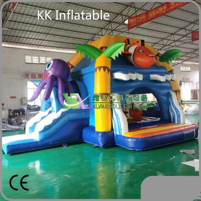 Inflatable Bounce House Combo KK Inflatable & XBL Fun Equips Family Activitiesfactory 1