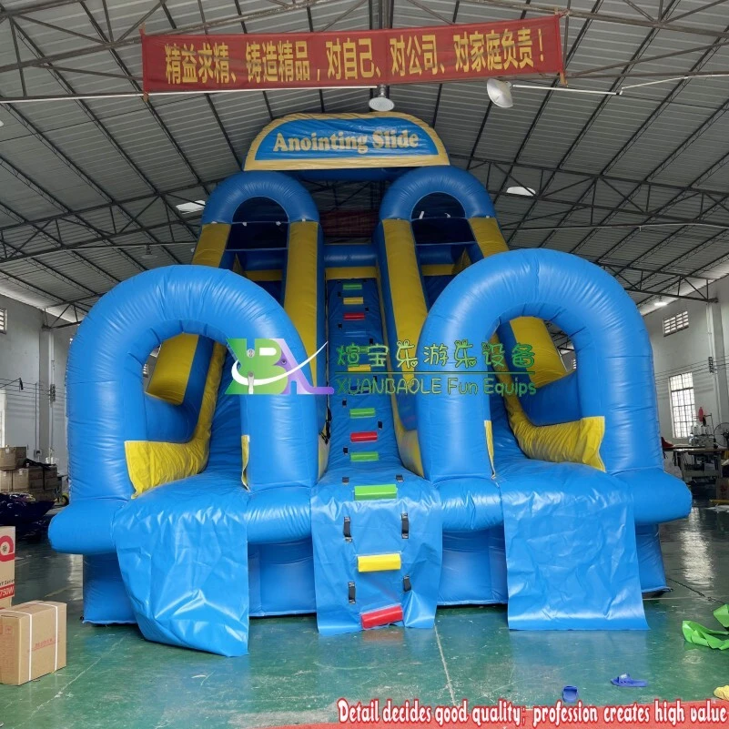 Factory customize Anointing Inflatable Water Park Big water Slide for Pools Rental 1