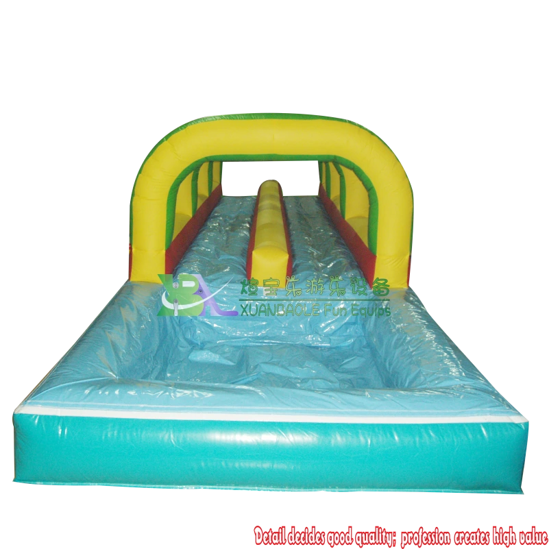 Tobogán acuático Wild Splash de 33 pies con diseño arqueado y doble carril. 1