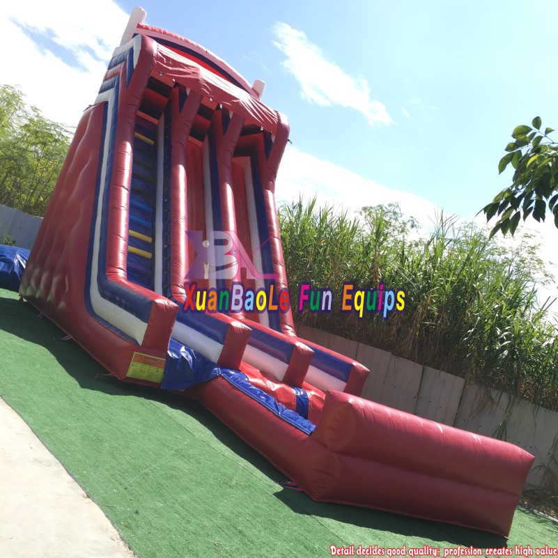 Factory - wholesale Dual slide Inflatable Water Slide in Red, Blue <000000> White 11