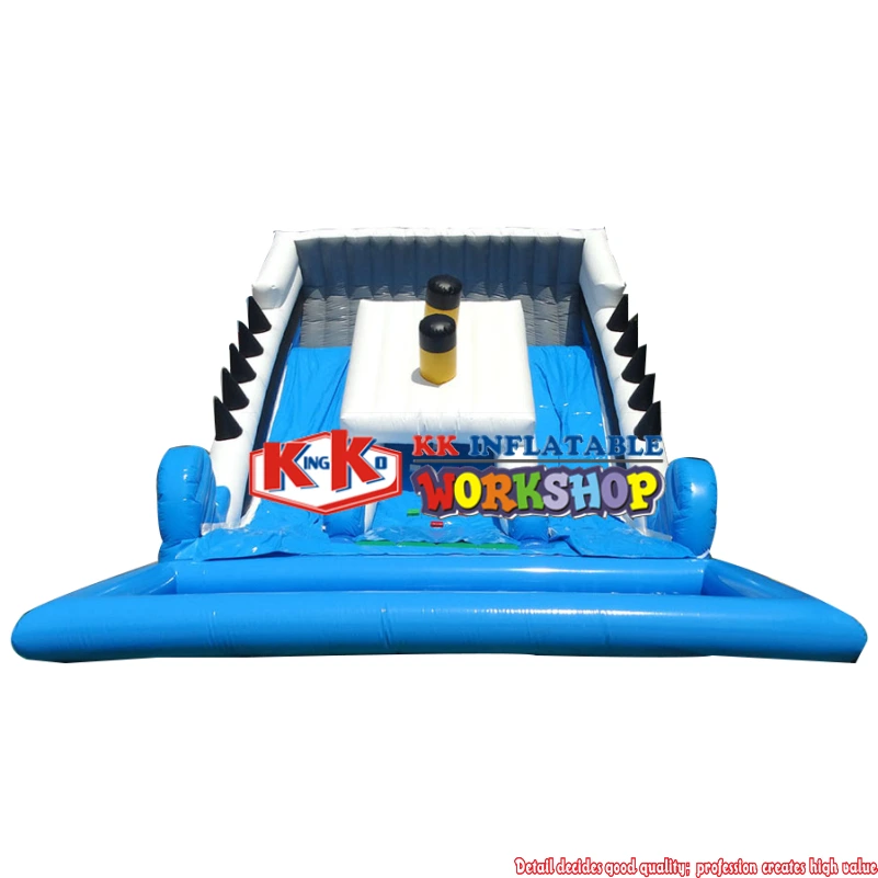 Durable Factory - Made Titanic Inflatable water slide Blue Inflatable Slide 1