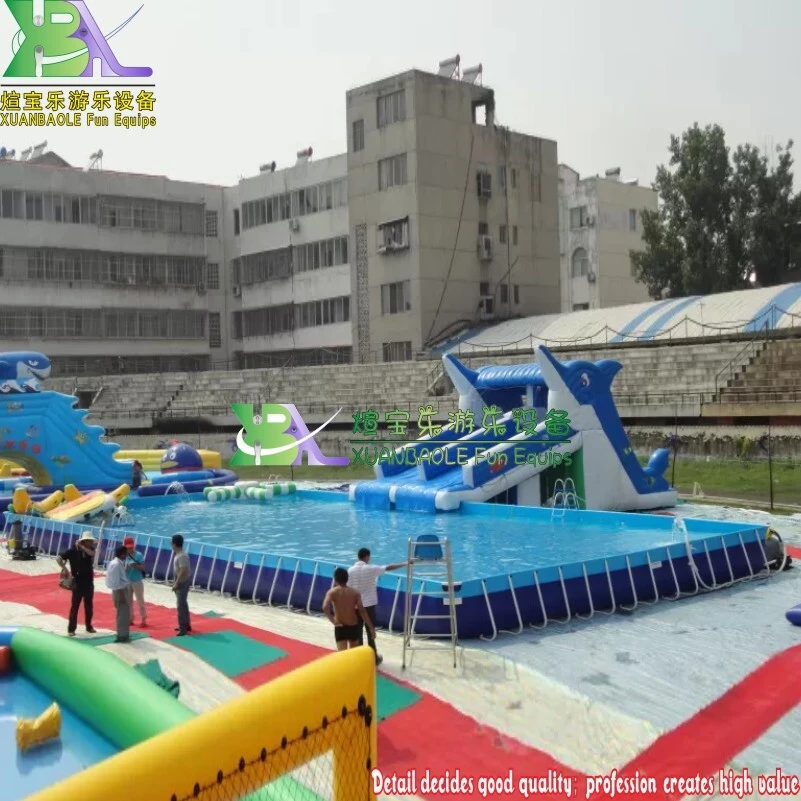 Professional supply Whale - Themed Inflatable Water Slide Inflatable Aquatic Playground 1