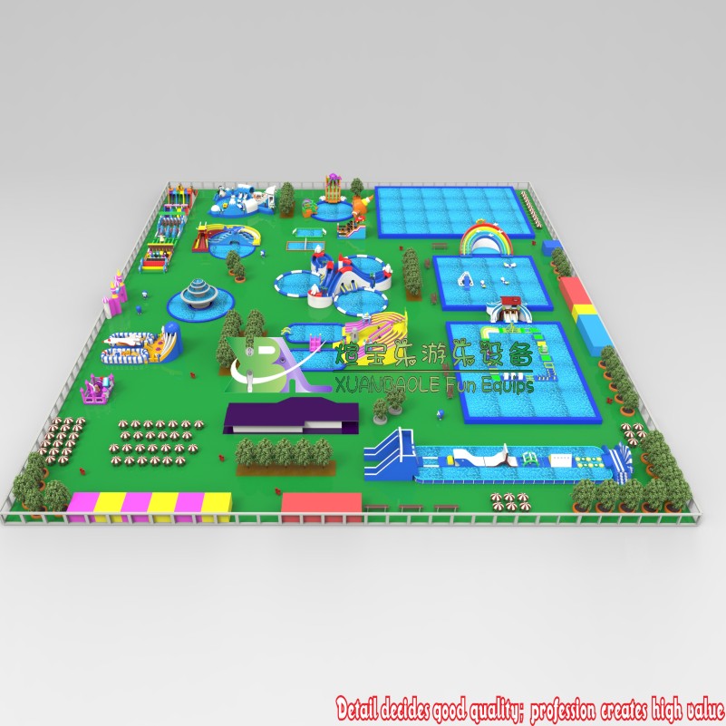 The large-scale water park Inflatable water park Inflatable Amusement park manufacturer 7