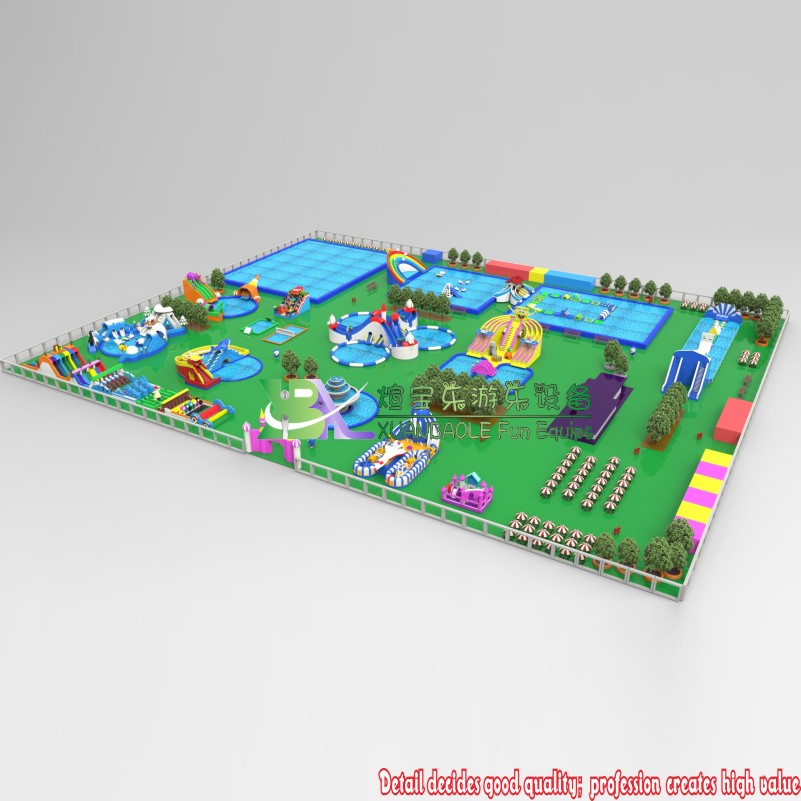 The large-scale water park Inflatable water park Inflatable Amusement park manufacturer 6