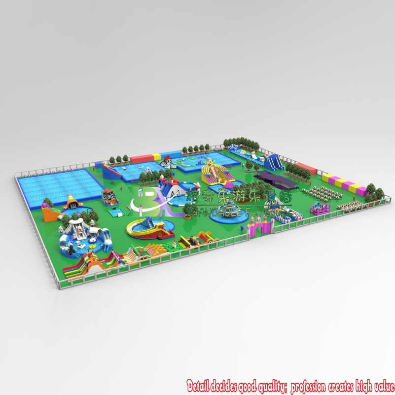 The large-scale water park Inflatable water park Inflatable Amusement park manufacturer 5