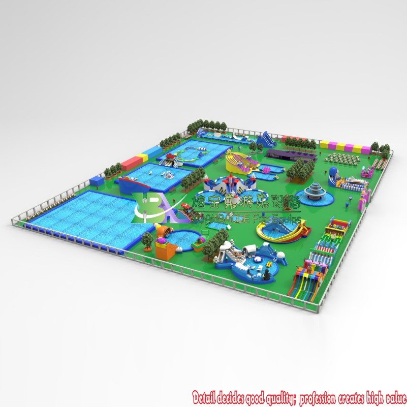 The large-scale water park Inflatable water park Inflatable Amusement park manufacturer 4