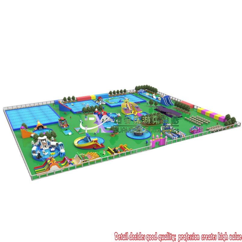 The large-scale water park Inflatable water park Inflatable Amusement park manufacturer 3