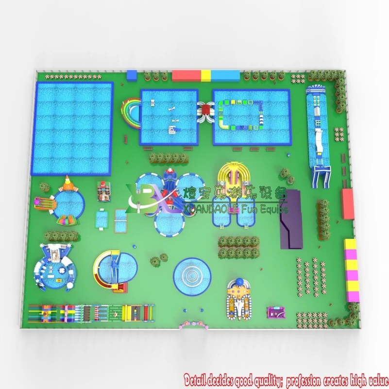 The large-scale water park Inflatable water park Inflatable Amusement park manufacturer 1
