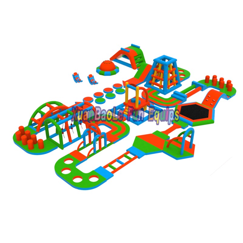 Customized Big inflatable lake water park blow up floating water park manufacturer 7