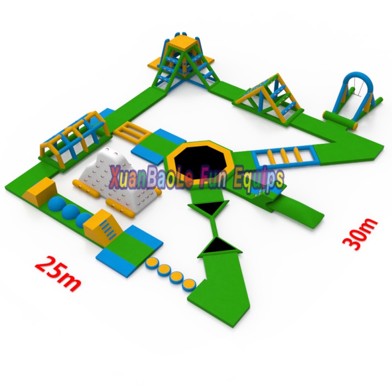Customized Big inflatable lake water park blow up floating water park manufacturer 6