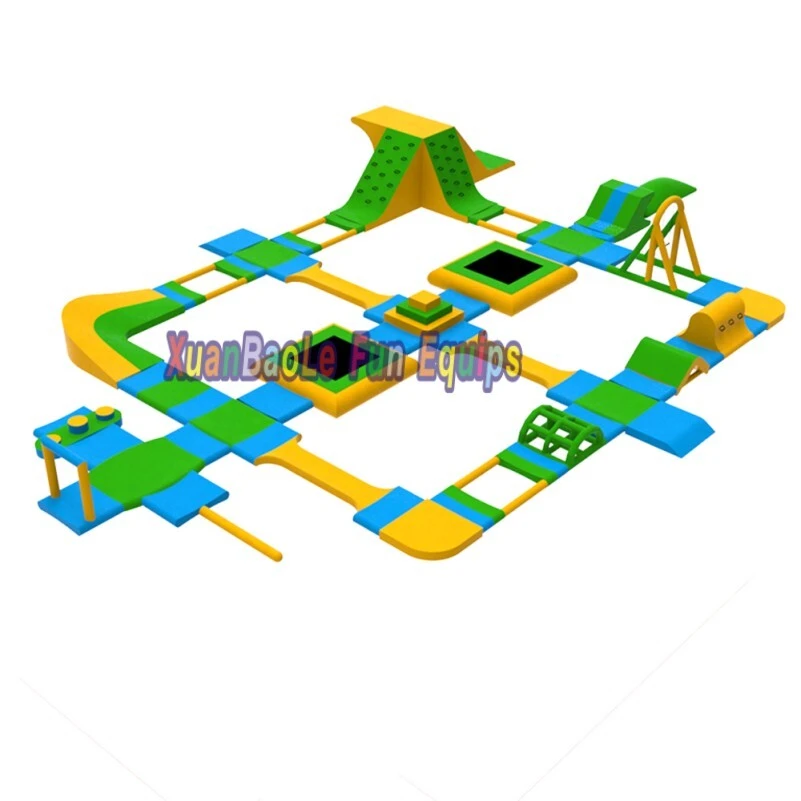 Customized Big inflatable lake water park blow up floating water park manufacturer 1