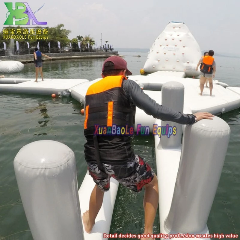 Island Inflatable Water Park Floating Park Combination Inflatable Water Slide with Obstacles 1