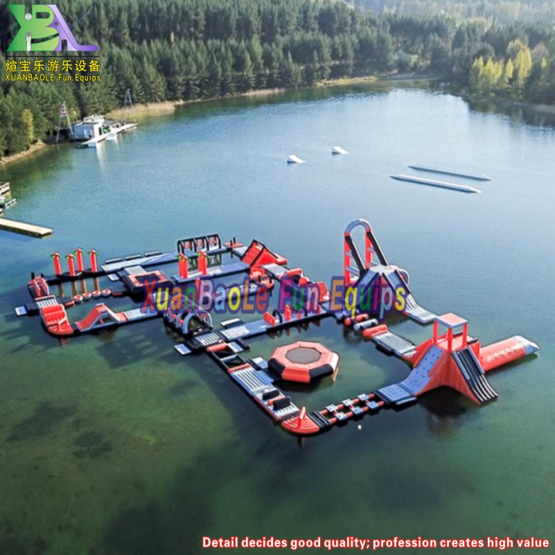Parc aquatique flottant gonflable de jeu de parc d'amusement de l'eau d'Aqua de sport d'adultes pour le lac 7