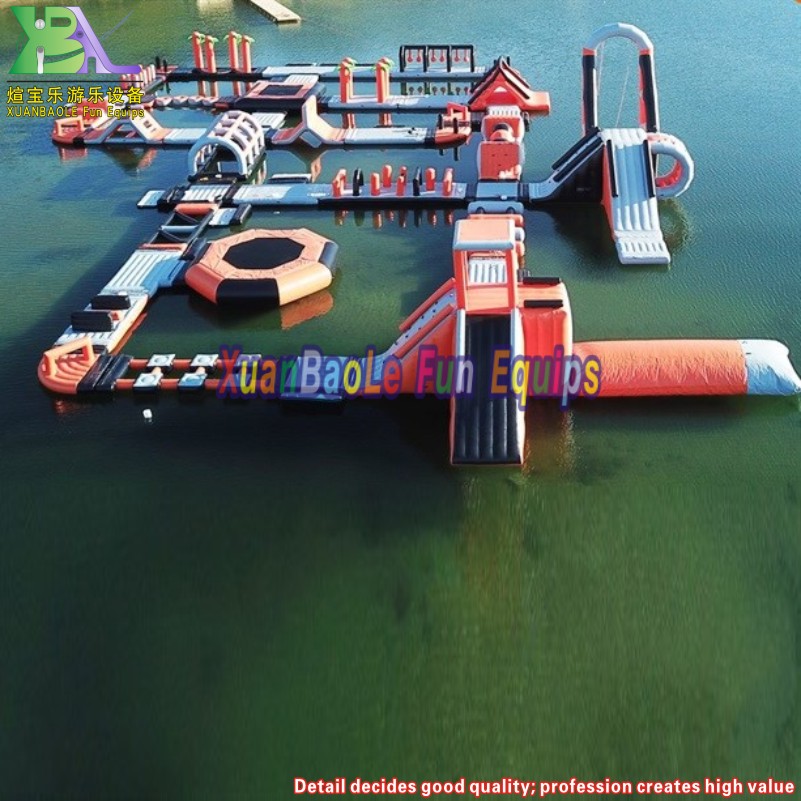Parc aquatique flottant gonflable de jeu de parc d'amusement de l'eau d'Aqua de sport d'adultes pour le lac 5