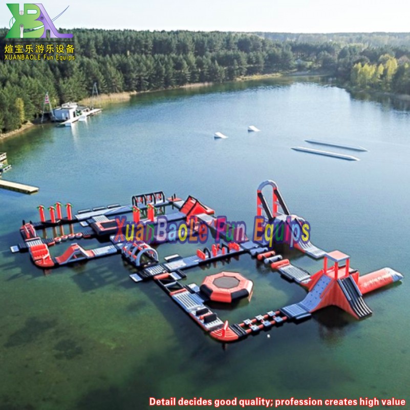 Parc aquatique flottant gonflable de jeu de parc d'amusement de l'eau d'Aqua de sport d'adultes pour le lac 2