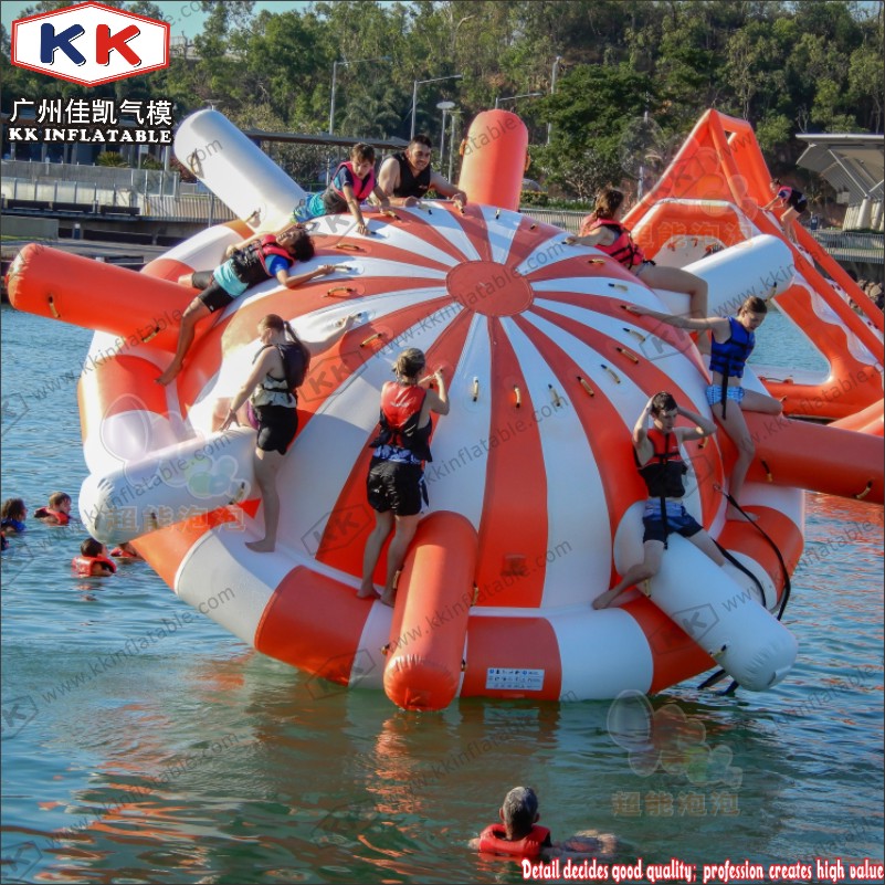 Parque inflable flotante personalizado de fábrica en el agua, obstáculo de agua inflable, juego de agua 7