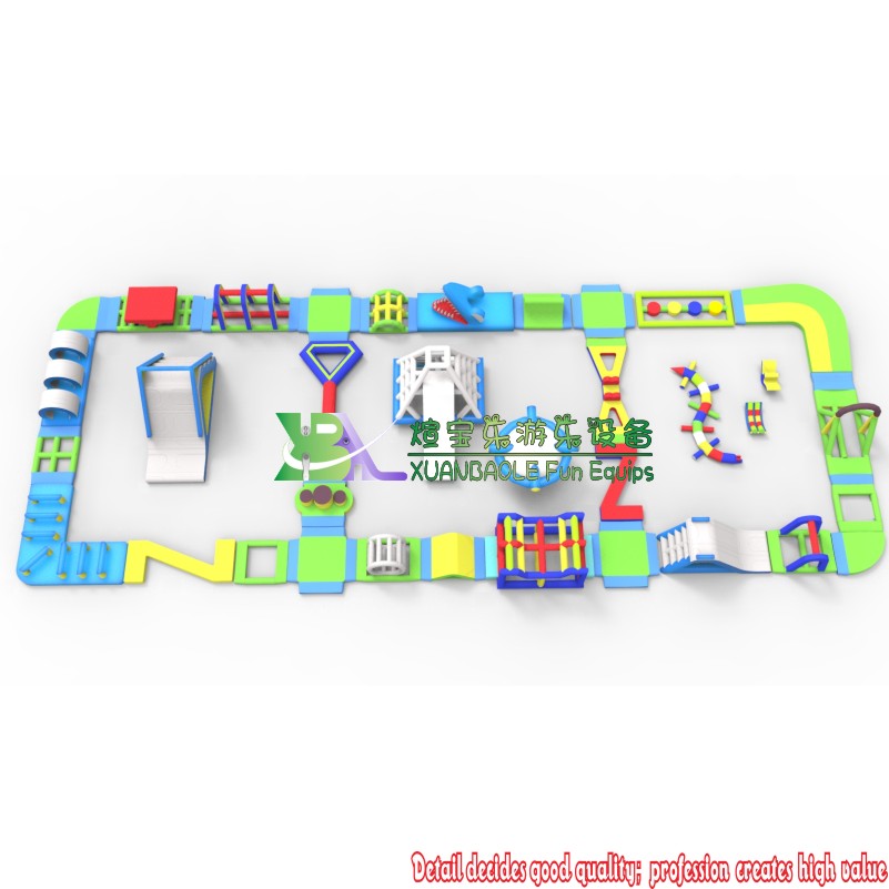Outdoor Inflatable Playground Large Commercial Inflatable Floating Water Park 2