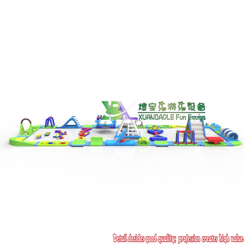 Outdoor Inflatable Playground Large Commercial Inflatable Floating Water Park 8
