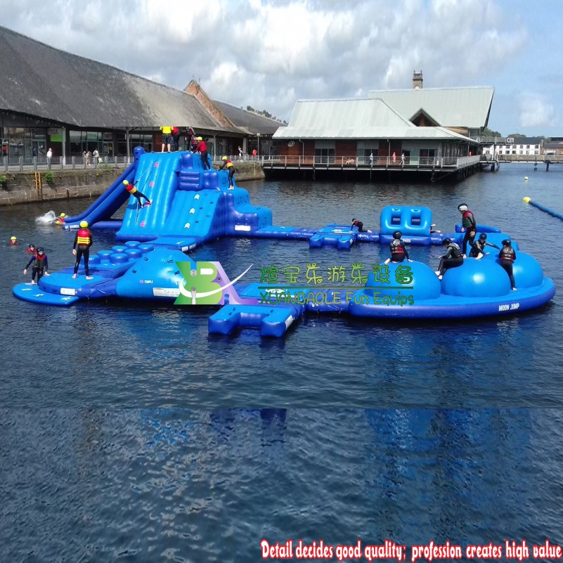 Water Challenge Inflatable Slide inflatable floating Water Park Air Model Manufacturer Direct Sales 1