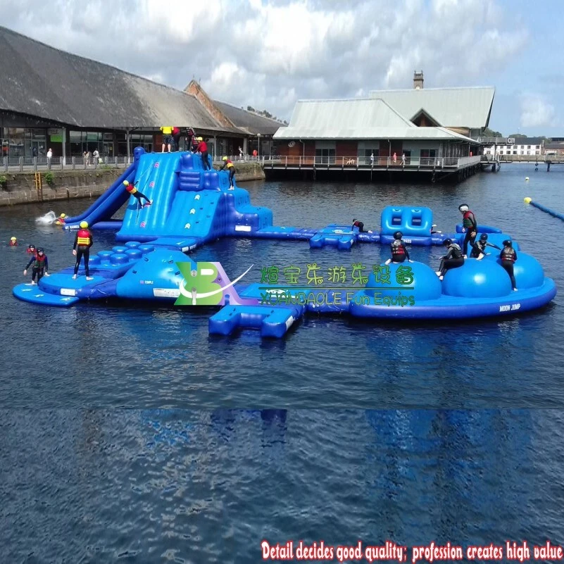 Water Challenge Inflatable Slide inflatable floating Water Park Air Model Manufacturer Direct Sales 1