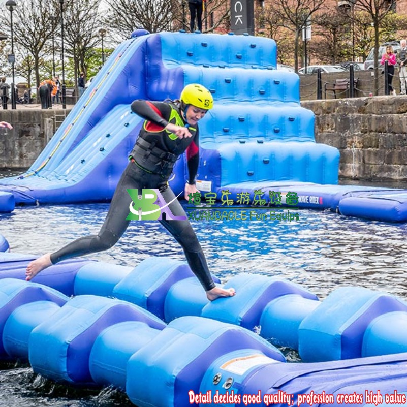 Water Challenge Inflatable Slide inflatable floating Water Park Air Model Manufacturer Direct Sales 9